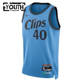 Maillot Basket Enfant Los Angeles Clippers Ivica Zubac 2024-25 Nike City Edition Bleu Swingman